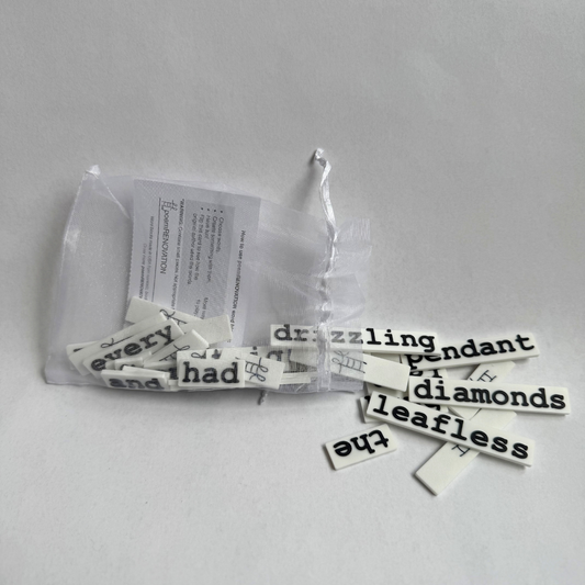 Classic 3 - Diamond Branches Word Block Set image 0